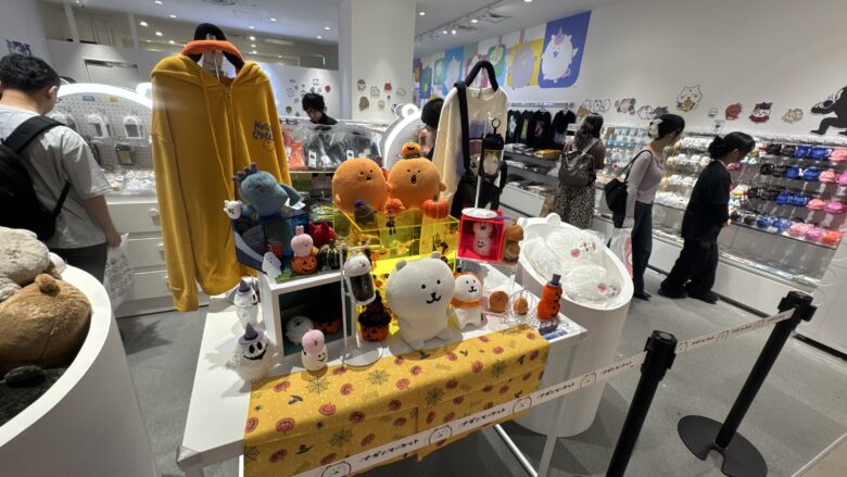 ナガノマーケット心斎橋の商品展示