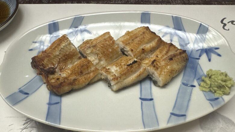 鰻の白焼き