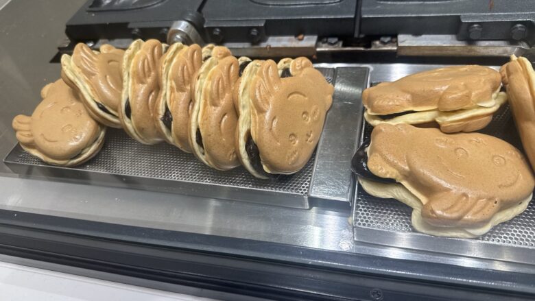 焼き上がったちいかわ焼き