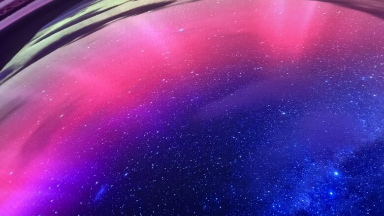 ドームいっぱいに広がる星空
